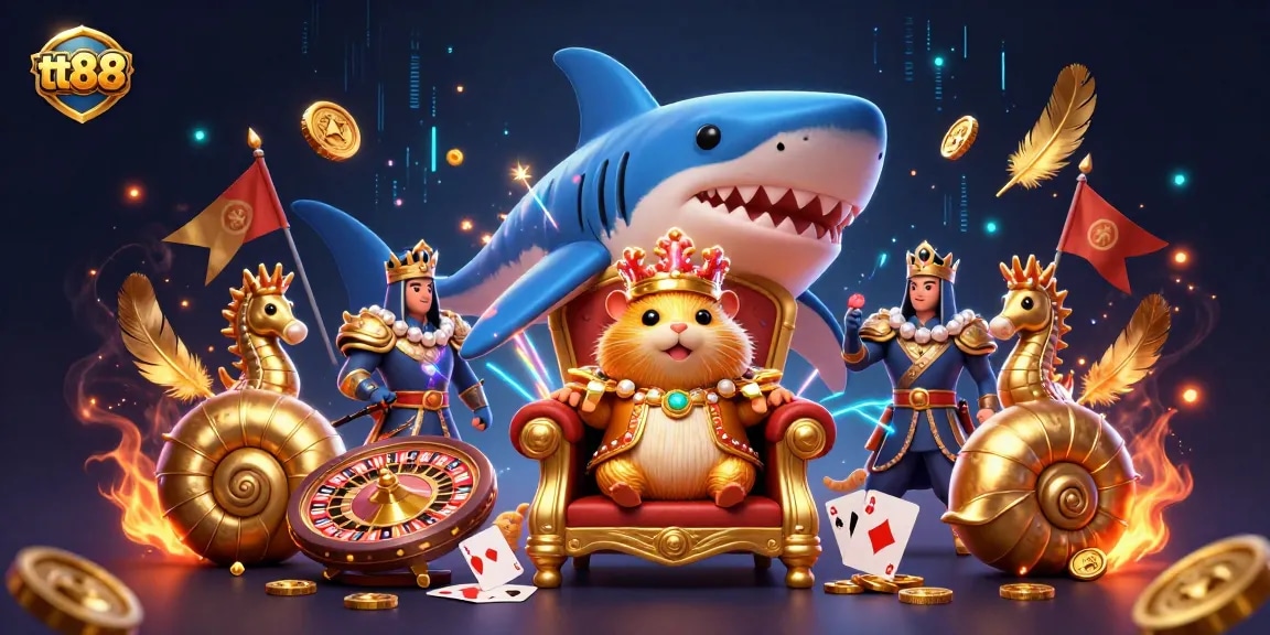 Experience thrilling gaming action at tt88 casino with vibrant characters and dynamic elements.