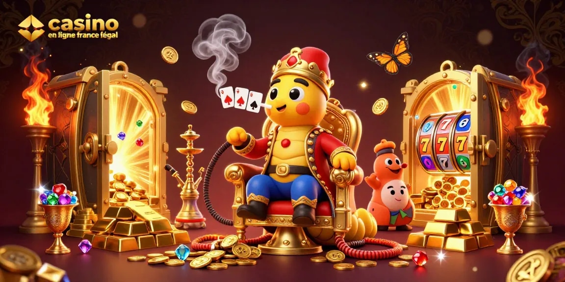 Plongez dans un monde de jeux avec un casino en ligne légal en France, où une scène fascinante de luxe et de divertissement s'épanouit.
