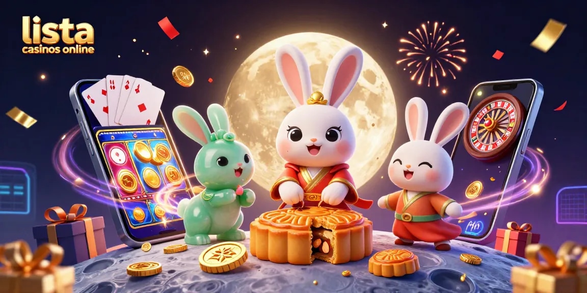 Juega en la lista casinos online disfrutando de slots y jackpots, con elementos vibrantes como fichas y monedas.