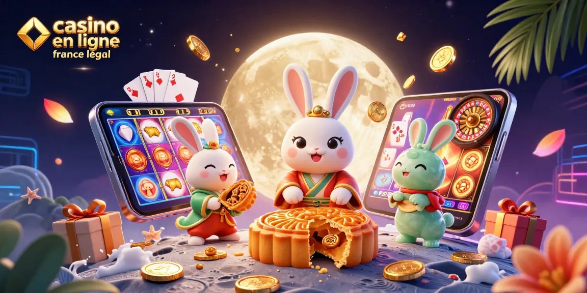 Rejoignez le jeu avec casino en ligne France légal, où les jeux de casino s'illuminent autour d'un lapin lunaire.