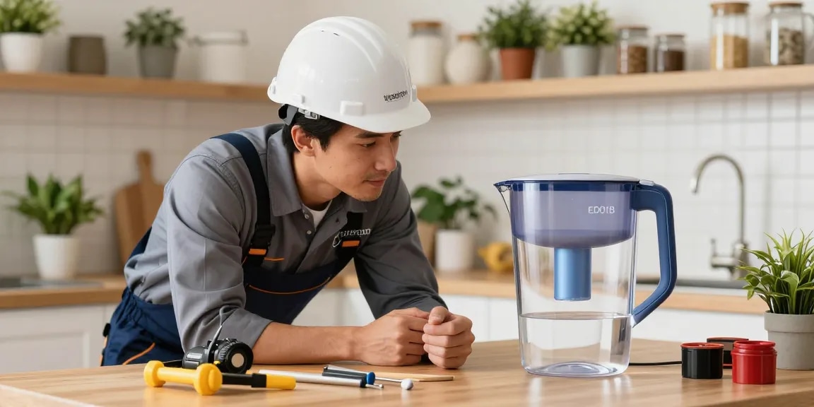 Waterdrop ED01B Electric Water Filter Pitcher reviewed by trusted local contractor in community service setting.