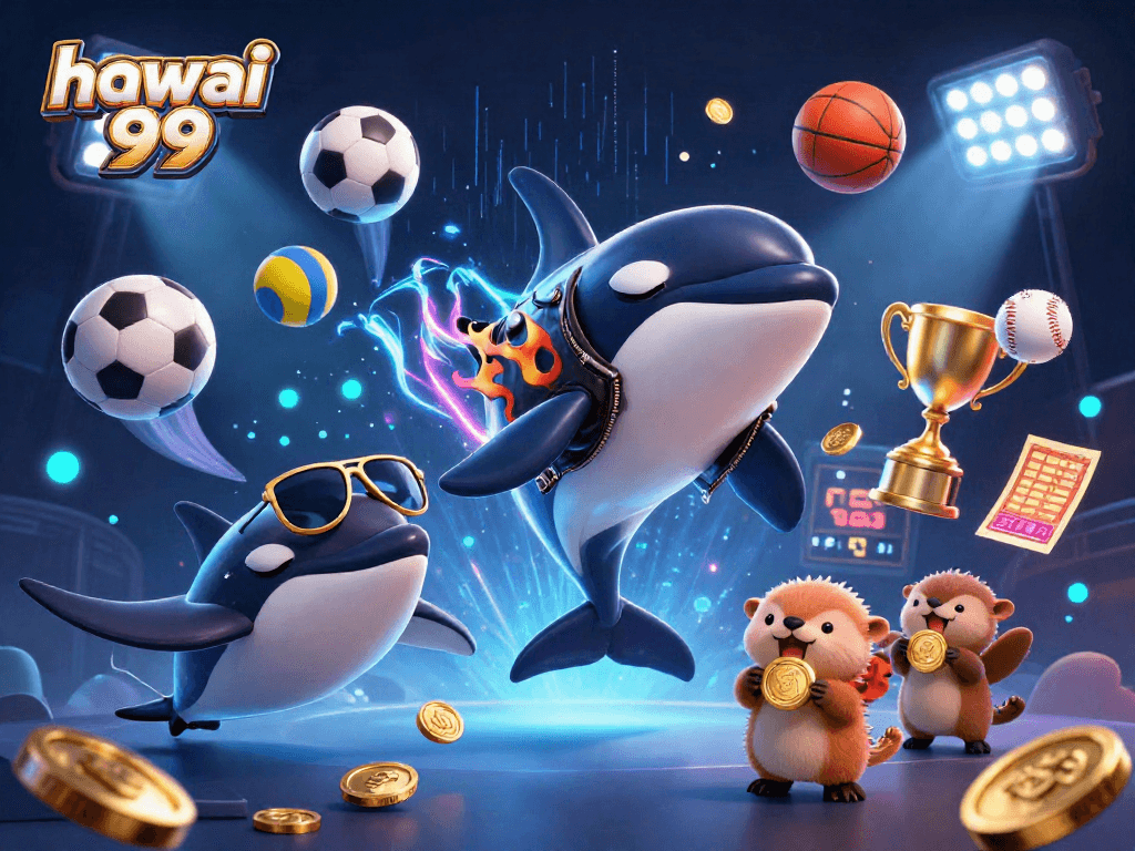 Engage with hawai 99 as lively characters play amidst sports betting excitement