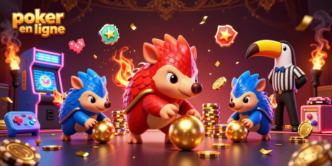 Jouez au poker en ligne avec les meilleurs personnages dans un monde vibrant de jeu et de compétition.