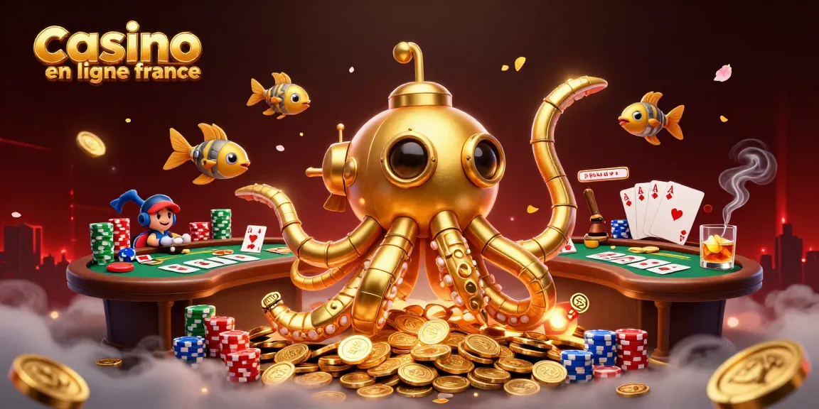Plongez dans l'univers du casino en ligne France avec cette illustration captivante et dynamique.