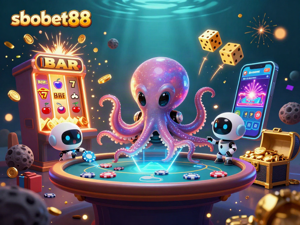Engage with sbobet88 through a dynamic alien casino world featuring vibrant games and evolving action.