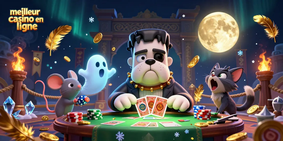 Jouer au meilleur casino en ligne avec des personnages de cartes, esprit, et animaux fantastiques.