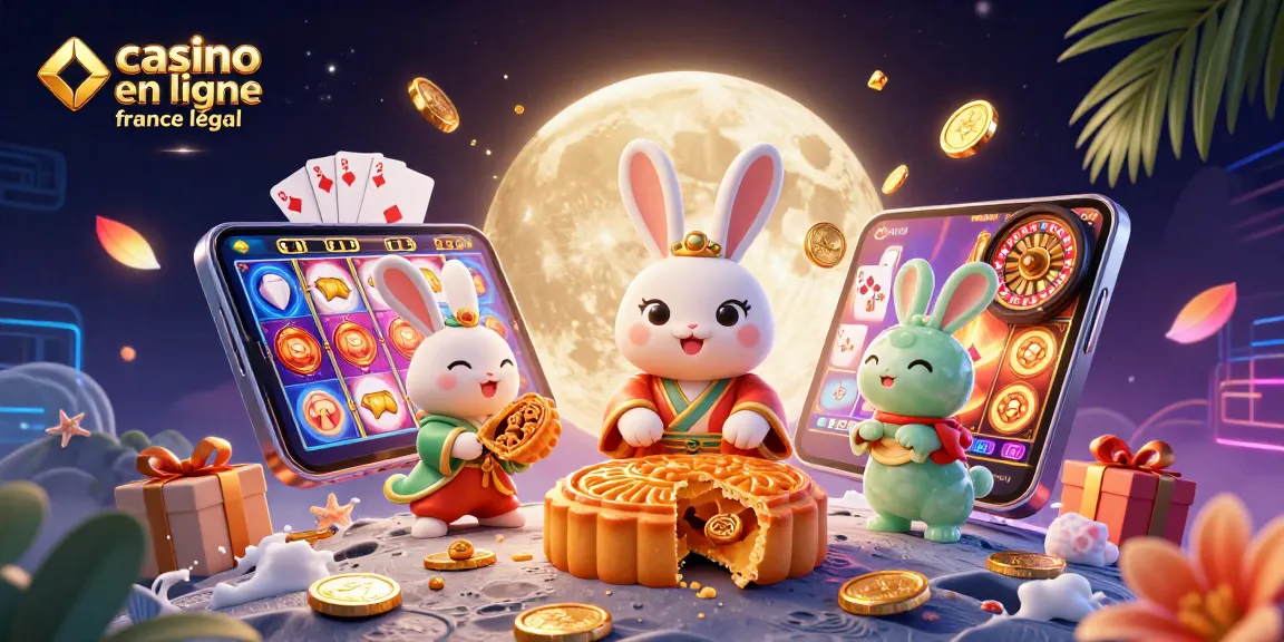 Rejoignez le jeu avec casino en ligne France légal, où les jeux de casino s'illuminent autour d'un lapin lunaire.