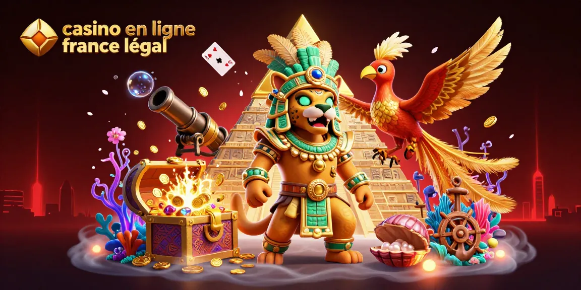 Jouer sur un casino en ligne France légal avec des personnages mayas et des trésors sous-marins