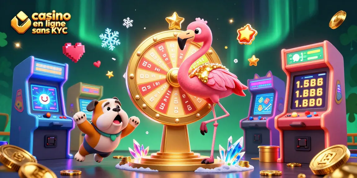 Un jeu captivant dans un casino en ligne sans KYC, avec des personnages animés et des prix brillants.