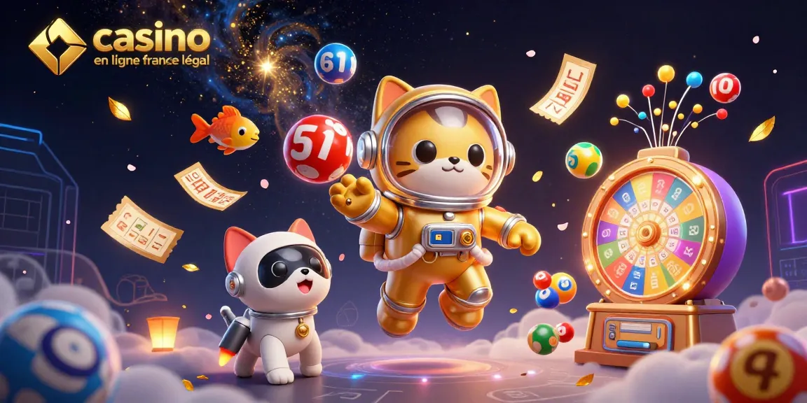 Profitez d'une scène animée de casino en ligne France légal avec un chat astronaute en costume doré.