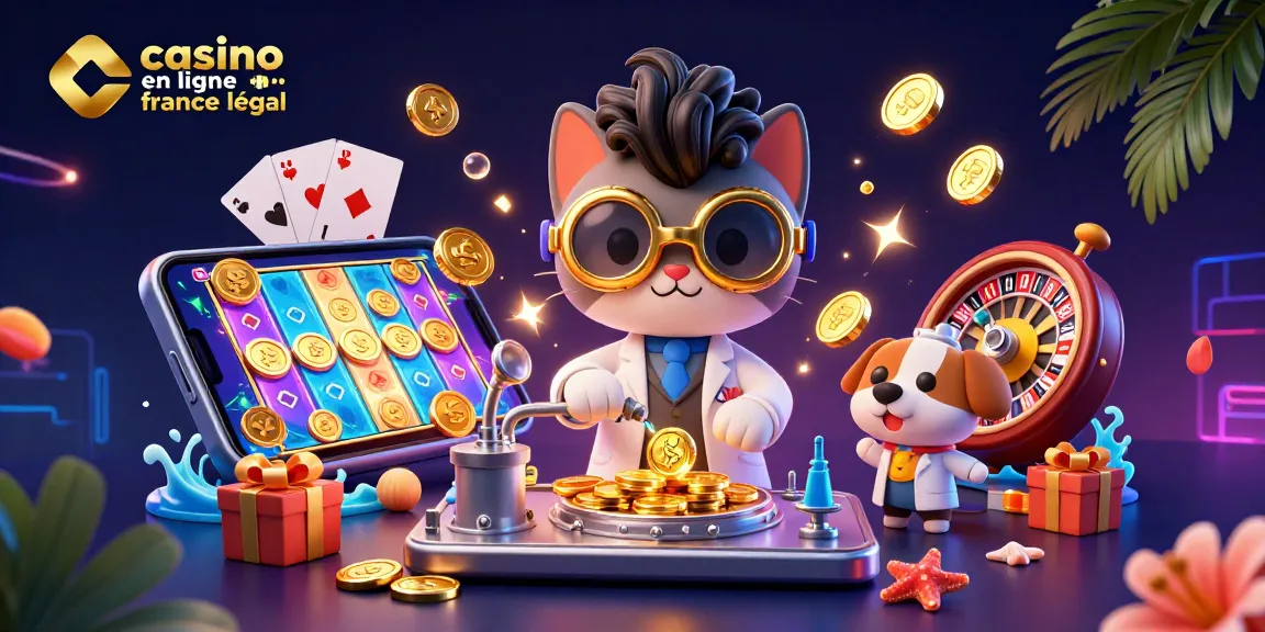 Jouez à des jeux de casino en ligne France légal avec des personnages animés captivants.