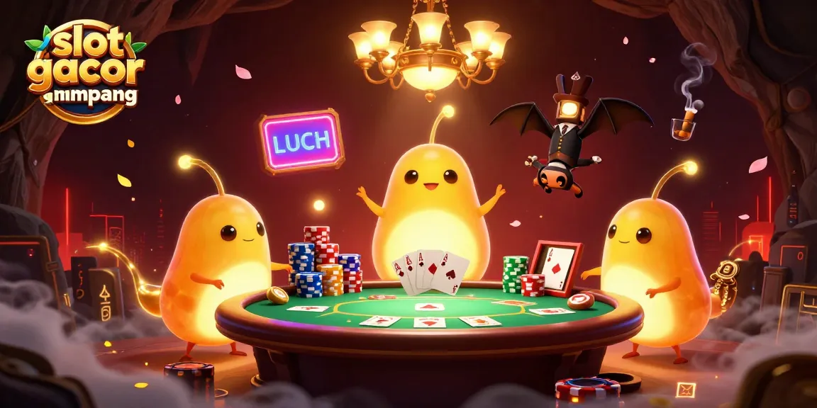 Join the fun at slot gacor gampang menang with vibrant glowworms illuminating the casino experience!