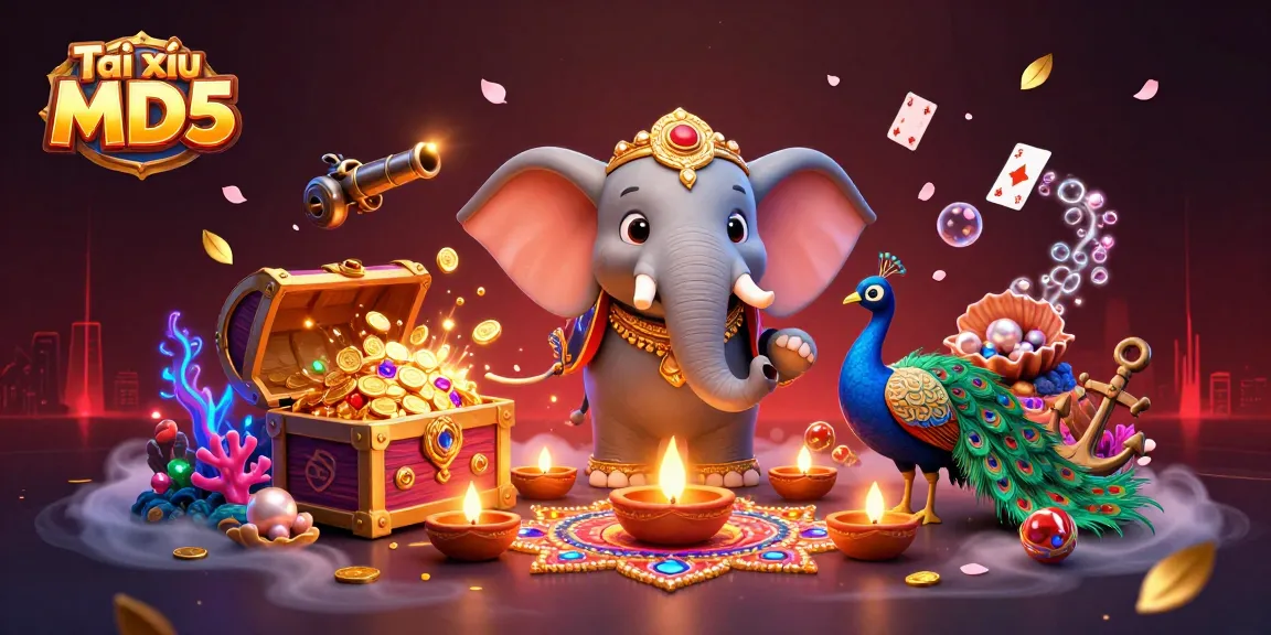 Tài xỉu MD5 offers an exciting online gaming experience with colorful characters and dynamic gameplay elements.