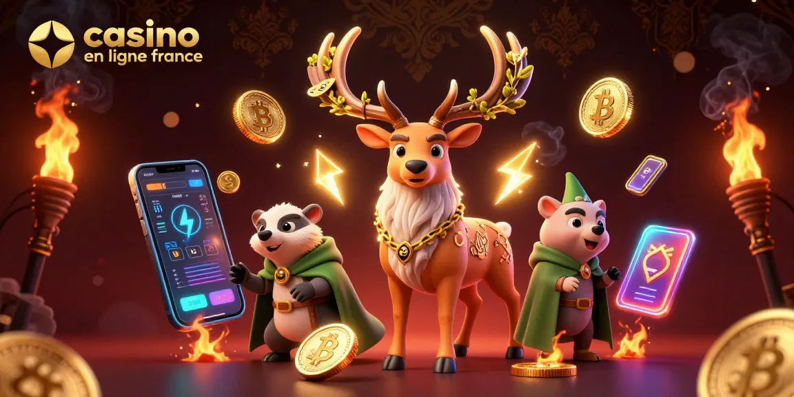 Jouez dans le meilleur casino en ligne France avec une illustration captivante et magique.