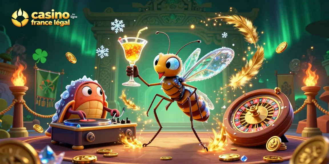 Plongez dans le monde du casino en ligne France légal avec notre illustration captivante de joueurs en action.
