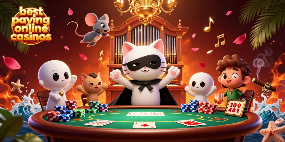 Experience the thrill at best paying online casinos with 3D characters and dynamic poker scene.