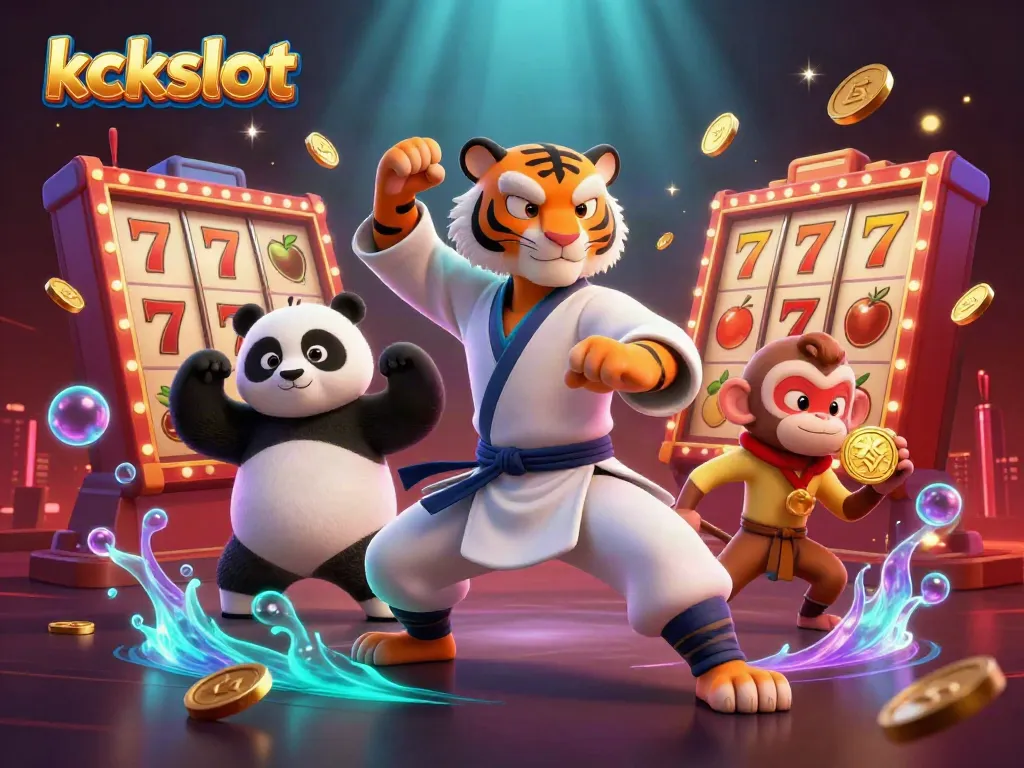 Jelajahi dunia kasino dengan kckslot, berbagai simbol kemenangan berlimpah di atas slot.