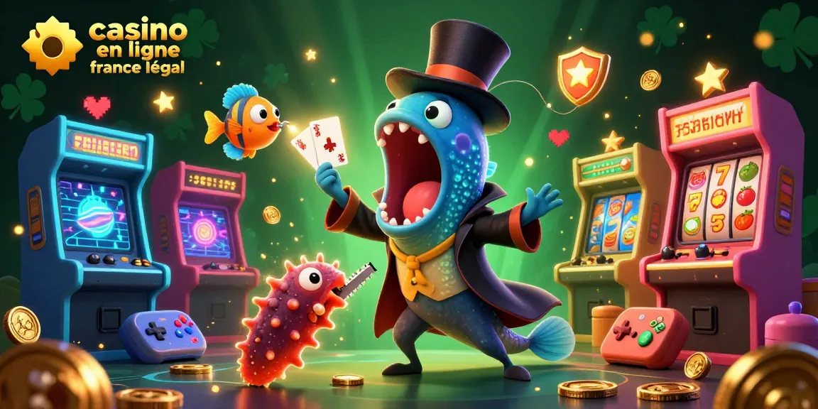 Améliorez vos compétences avec un casino en ligne légal en France au milieu de créatures marines et d'éléments ludiques.