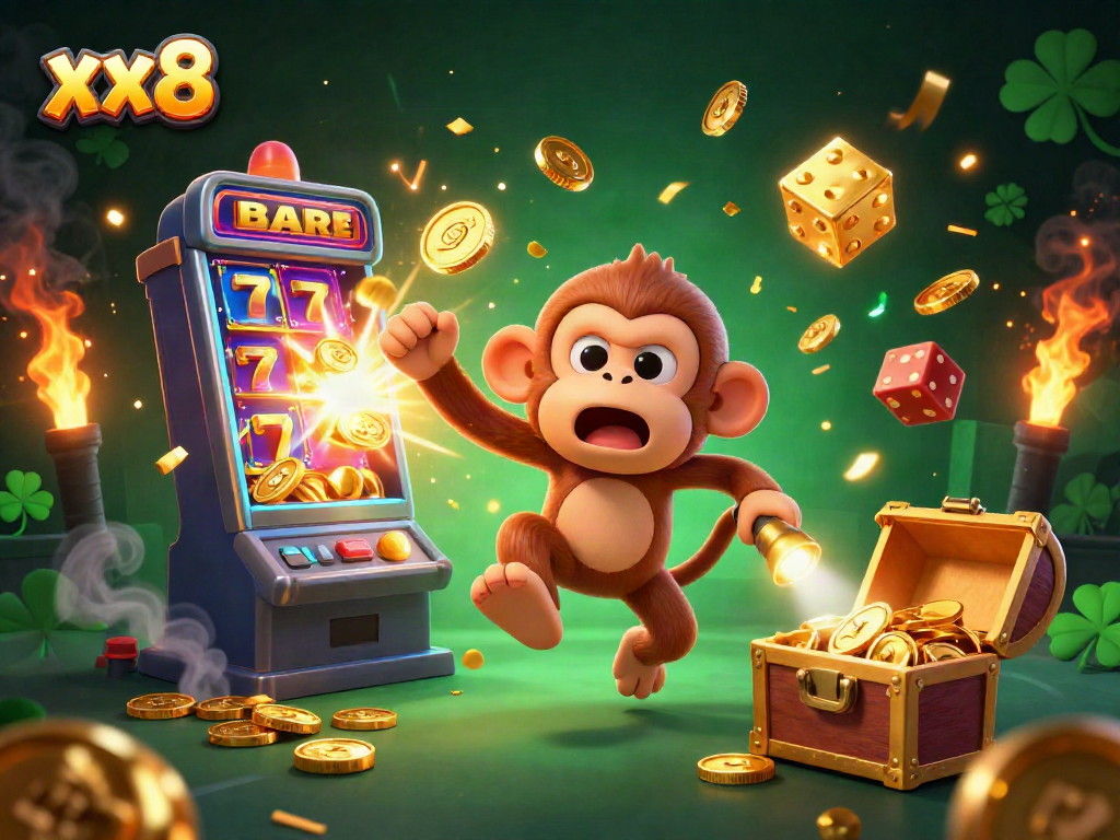 Experience the thrilling gaming action at xx8 with playful ghostly characters in a dynamic casino setting.