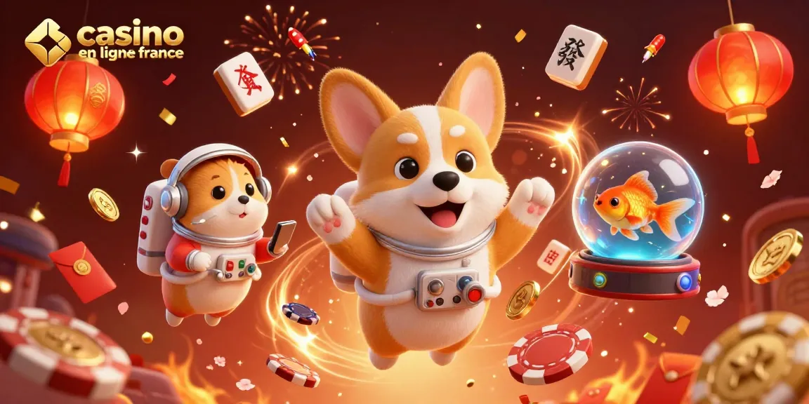 Jouez au casino en ligne France dans un univers ludique avec des personnages 3D animés.