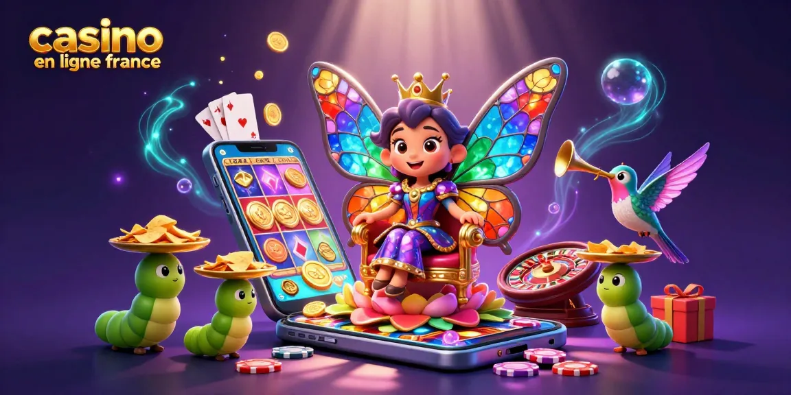 Jouer au casino en ligne France avec des jackpots et des personnages colorés dans un univers magique