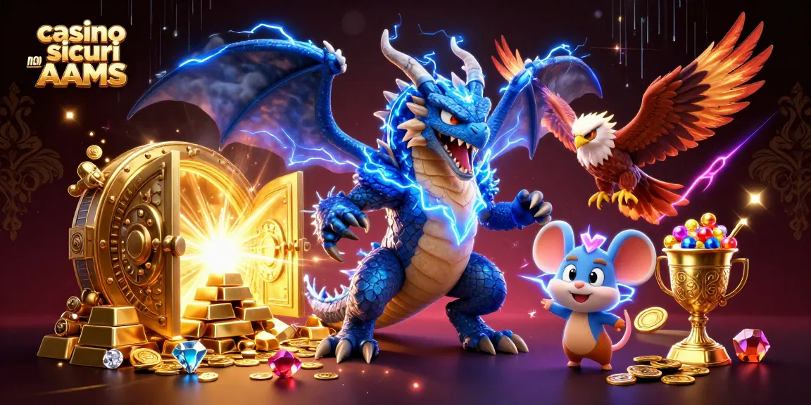Gioca nei casino sicuri non AAMS con personaggi fantastici e tesori scintillanti.