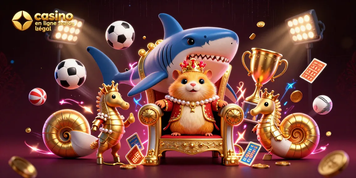 Plongez dans le monde du casino en ligne légal en France avec cette illustration dynamique de jeu.