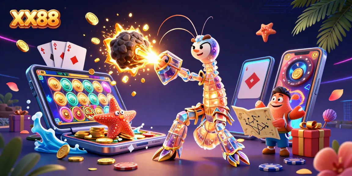 Experience thrilling gameplay with XX88 as the galactic samurai battles through an asteroids' golden bounty.