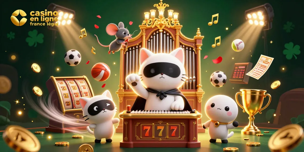 Jouer à casino en ligne france légal avec un chat fantôme et des éléments de casino dynamiques.