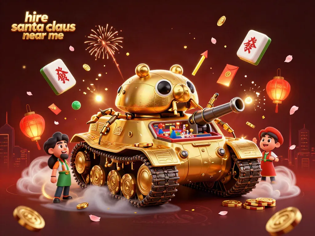 Experience the magic of the holidays with a festive theme to hire Santa Claus near me in a casino setting.