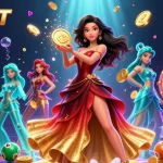 Join the excitement at UFABET with our stunning gaming illustration showcasing vibrant themed elements.