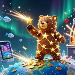Gioca nei casino sicuri non AAMS con una grafica colorata e vincente, caratterizzata da slot, monete d'oro e animali magici.
