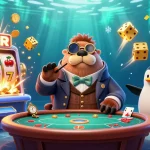 Gioca ai migliori casino sicuri non AAMS con un'immagine vivace di tricheco, pinguino e pesce puffer.