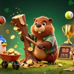 Giocando nei casino sicuri non AAMS con divertenti personaggi cartoon che raccolgono monete d'oro.