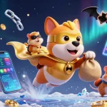 Jouez aux machines de casino en ligne avec un chien super-héros et des pièces d'or qui volent.