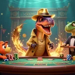 Découvrez la limite de gains paris sportifs avec des personnages dinosaures dans un environnement de jeu dynamique.