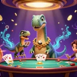 Experience thrilling wins at uu88 with a vibrant 3D casino illustration showcasing dynamic gameplay.