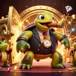 Jouer à des jeux de casino en ligne en France avec des personnages cartoon dans un décor丰盛.