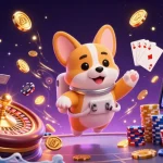 Plongez dans le jeu avec un "casino en ligne France légal" où un corgi astronaute et ses amis flottent dans un casino spatial.