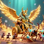 Jouer à des jeux sur un casino en ligne légal en France avec un scarabée d'or et des scorpions.