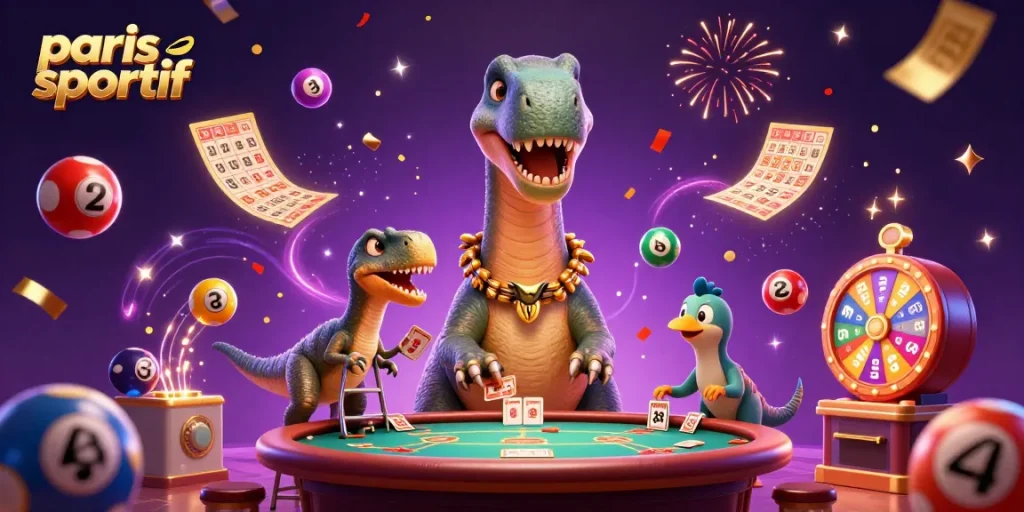 Les paris sportifs gagnants sur une scène animée avec des éléments de casino.