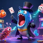 Le gulper eel spectacle magique au "casino en ligne légal en France" avec des éléments de jeu lumineux et animés.