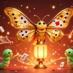 Plongez dans l'univers du nouveau casino en ligne 2026 avec une scène dynamique et chatoyante de jeux et de festivités.