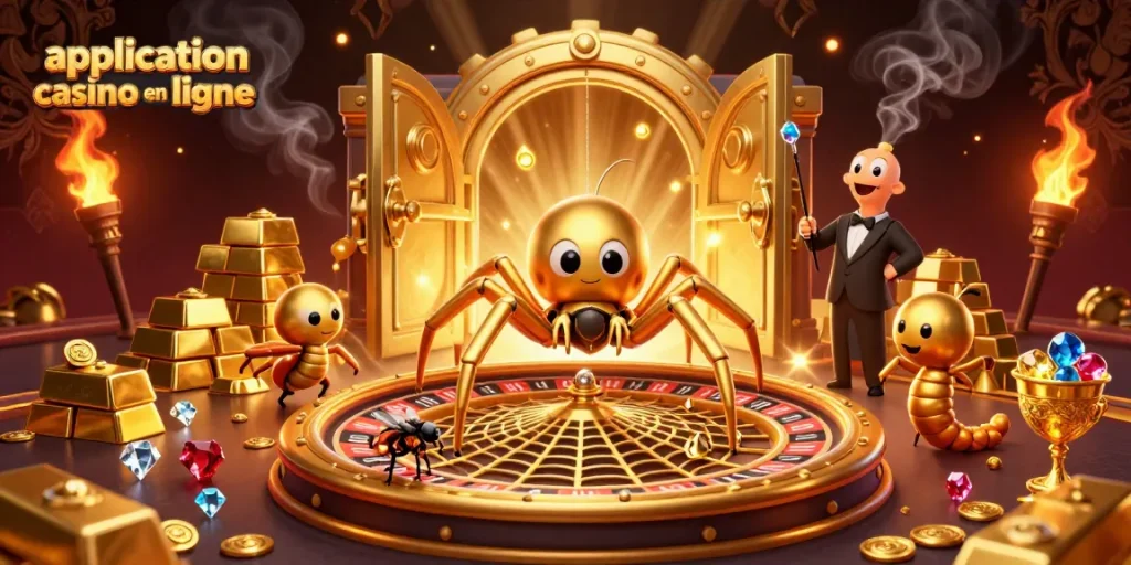 Application casino en ligne : misez avec des personnages amusants au casino animé.